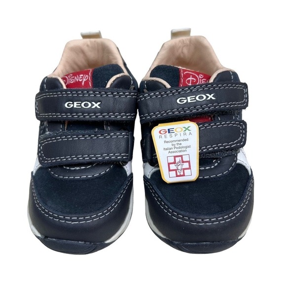 Geox Respira Disney Sneaker Mickey Mouse‎ Duo Monk Straps Baby Boy Blue Size 4 - Picture 4 of 8